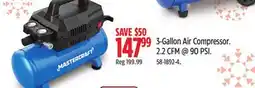 Canadian Tire 3-Gallon Air Compressor. 2.2 CFM @ 90 PSI offer