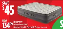 Canadian Tire Queen DreamTech Double-High Air Bed with Pump offer