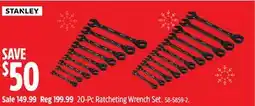 Canadian Tire 20-Pc Ratcheting Wrench Set offer