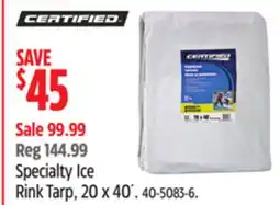 Canadian Tire Specialty Ice Rink Tarp, 20 x 40´ offer