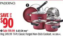 Canadian Tire 11-Pc Classic Forged Non-Stick Cookset Paderno offer