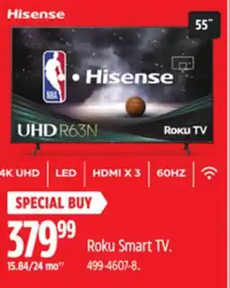 Canadian Tire Hisense Roku Smart TV offer