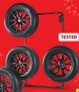 Canadian Tire MotoMaster Adjustable Compact Tire Rack offer