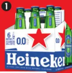 Canadian Tire Heineken 0.0 Non-A Beer, 6 x 330mL offer