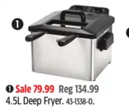 Canadian Tire 4.5L Deep Fryer offer