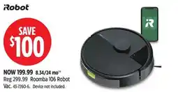 Canadian Tire iRobot Roomba 106 Robot Vac offer