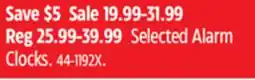 Canadian Tire Selected Alarm Clocks offer