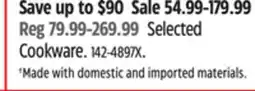 Canadian Tire Selected Cookware offer