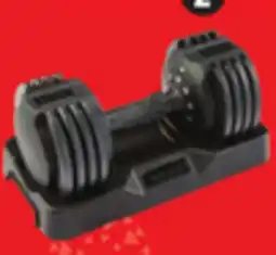 Canadian Tire 10-50lb Adjustable Dumbbell with Storage Platform offer