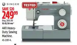 Canadian Tire 4411 Heavy- Duty Sewing Machine offer