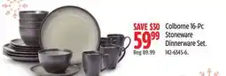 Canadian Tire Colborne 16-Pc Stoneware Dinnerware Set offer