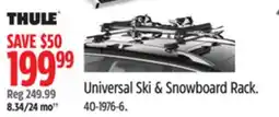 Canadian Tire Universal Ski & Snowboard Rack offer