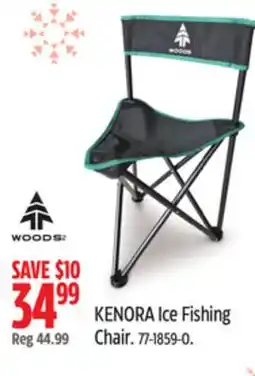 Canadian Tire Woods KENORA Ice Fishing Chair offer