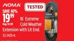 Canadian Tire Noma 16' Extreme Cold Weather Extension with Lit End offer