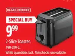 Canadian Tire 2-Slice Toaster offer