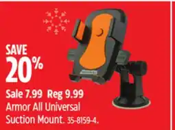 Canadian Tire Armor All Universal Suction Mount offer