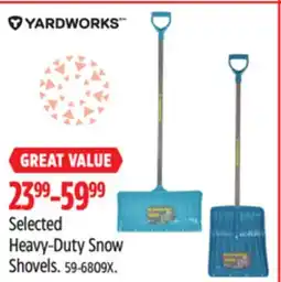 Canadian Tire Selected Heavy-Duty Snow Shovels offer