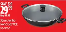 Canadian Tire T-fal 36cm Jumbo Non-Stick Wok offer