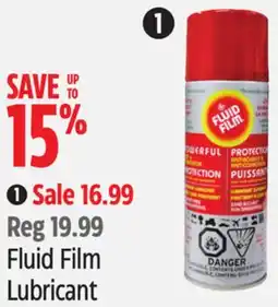 Canadian Tire Fluid Film Lubricant Spray offer