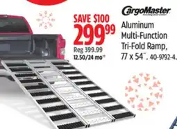 Canadian Tire Aluminum Multi-Function Tri-Fold Ramp, 77 x 54 offer