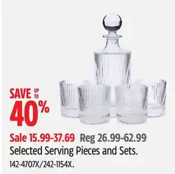 Canadian Tire Selected Serving Pieces and Sets offer