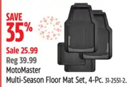 Canadian Tire MotoMaster Multi-Season Floor Mat Set offer