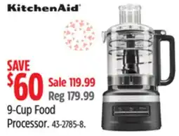 Canadian Tire KitchenAid 9-Cup Food Processor offer