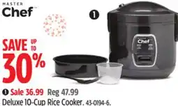 Canadian Tire Deluxe 10-Cup Rice Cooker offer