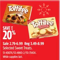 Canadian Tire Selected Sweet Treats offer