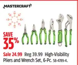 Canadian Tire High-Visibility Pliers and Wrench Set, 6-Pc offer
