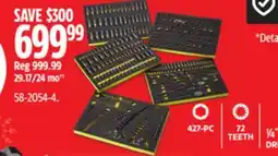 Canadian Tire Stanley Professional Grade Black Chrome Socket Set, SAE/Metric, 427-pc offer