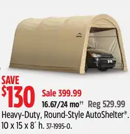 Canadian Tire Heavy-Duty, Round-Style AutoShelter offer