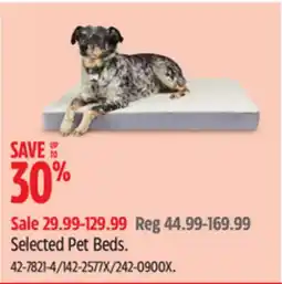 Canadian Tire Selected Pet Beds offer