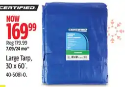 Canadian Tire Large Tarp, 30 x 60´ offer