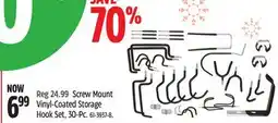 Canadian Tire Vinyl-Coated Storage Hook Set offer