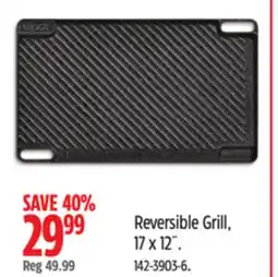 Canadian Tire Reversible Grill offer