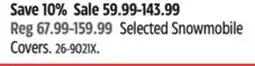 Canadian Tire Selected Snowmobile Covers offer