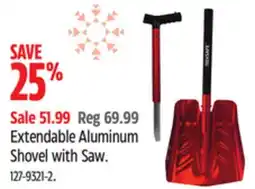 Canadian Tire Extendable Aluminum Shovel with Saw offer