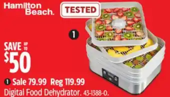 Canadian Tire Digital Food Dehydrator offer