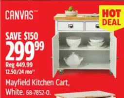 Canadian Tire Mayfield Kitchen Cart offer