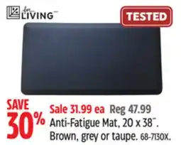 Canadian Tire Anti-Fatigue Mat, 20 x 38˝ offer