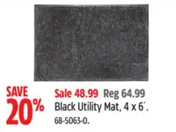 Canadian Tire Platinum Black Utility Mat offer