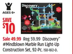 Canadian Tire Discovery #Mindblown Marble Run Light-Up Construction Set, 92-Pc offer