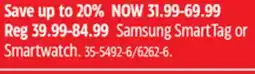Canadian Tire Samsung SmartTag or Smartwatch offer