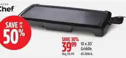 Canadian Tire MasterChef 10 x 20˝ Griddle offer