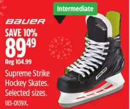 Canadian Tire Bauer Supreme Strike Hockey Skates offer