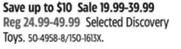 Canadian Tire Selected Discovery Toys offer