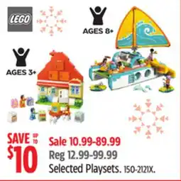 Canadian Tire Lego Selected Playsets offer