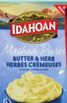 Giant Tiger Idahoan mashed potatoes offer