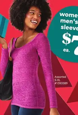 Giant Tiger Women's long sleeve tee offer